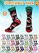 Shinymoon 24 Pairs Funny Socks Bulk Fancy Novelty Pattern Socks for Women Men Girls Holiday Gifts(Fruit Style)