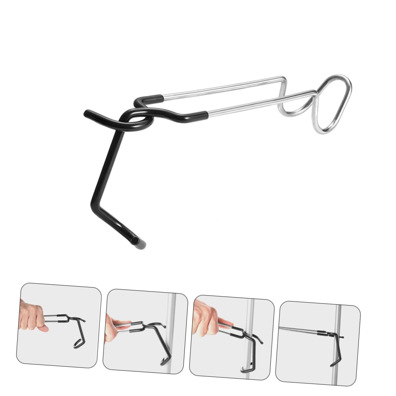 INOOMP 3Pcs Gancio Luce Ganci in Acciaio Inox Ganci Luce Esterna Ganci Esterni per Appendere Appendiabiti Campeggio Appendiabiti Campeggio Luci Campeggio per Tenda Lampada