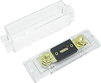 Vista 2 de Portafusibles ANL de 150 amperios, paquete de 3 portafusibles en línea con fusibles de 150 A, calibre 0/2/4/8 AWG en línea portafusibles ANL para RV
