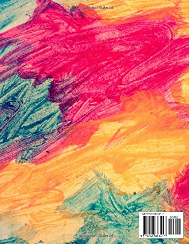 My Notebook: Kindergarten Handwriting Paper Notebook With Lines for ABC Kids - 120 Pages - Large (8.5 x 11 inches) - Premium Painting Cover (Vol.07) image 2