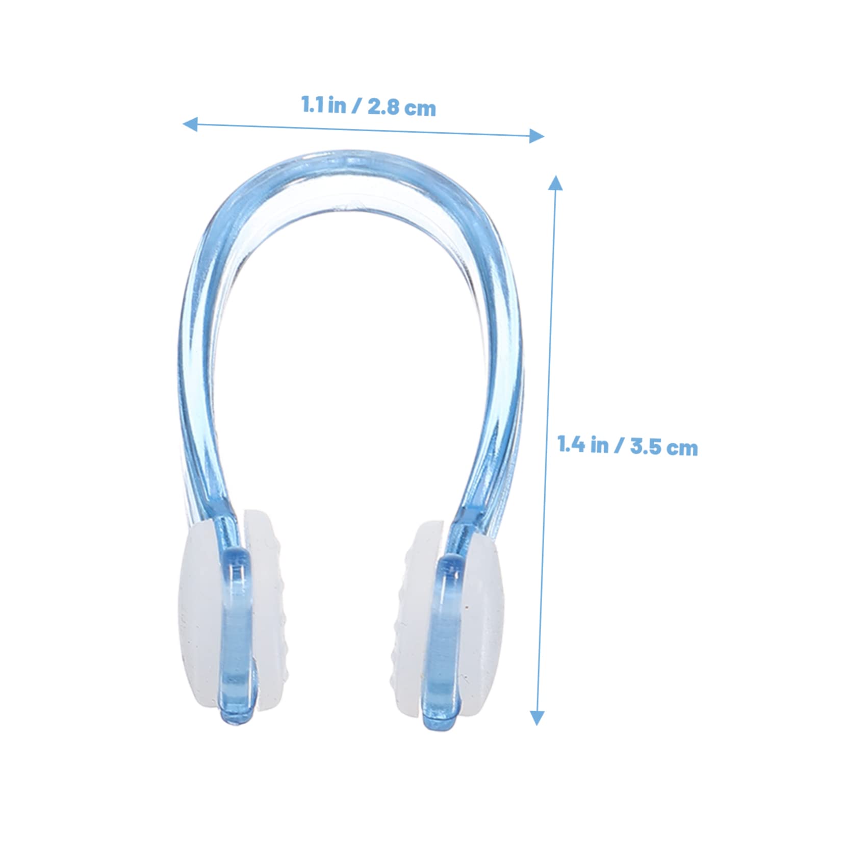 Gogogmee Swimming Nose Plugs for Adults (3 Pack) Silicone Swim Nose Clip Non-Slip Comfortable for Swimming