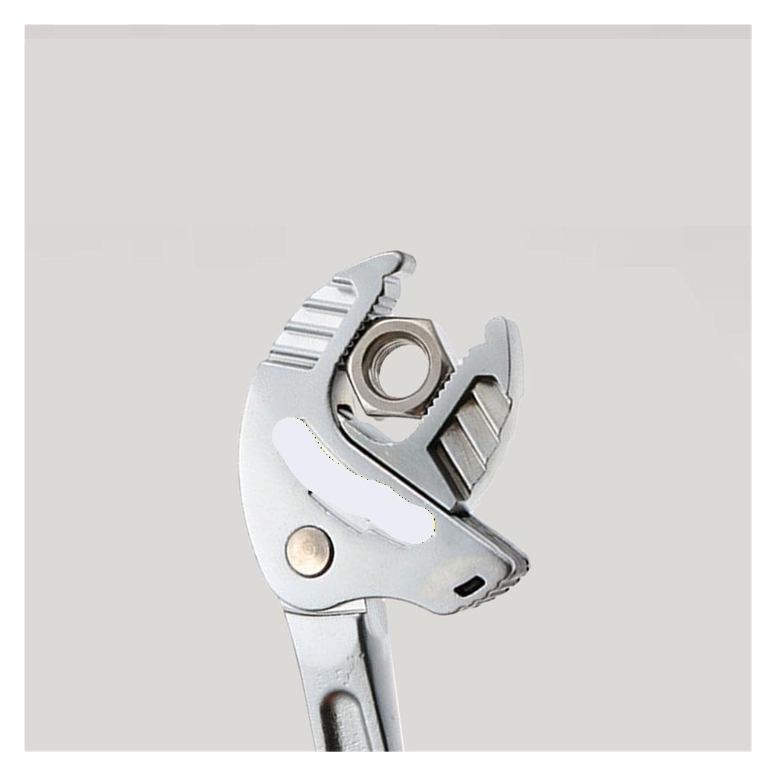 Pinza a Pappagallo Chiave industriale a granchio for impieghi gravosi con cricchetto autoregolante, ganascia larga for la produzione di tubazioni automobilistiche(M)