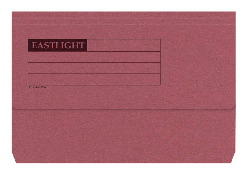 Carpeta para documentos (50 unidades), color rojo