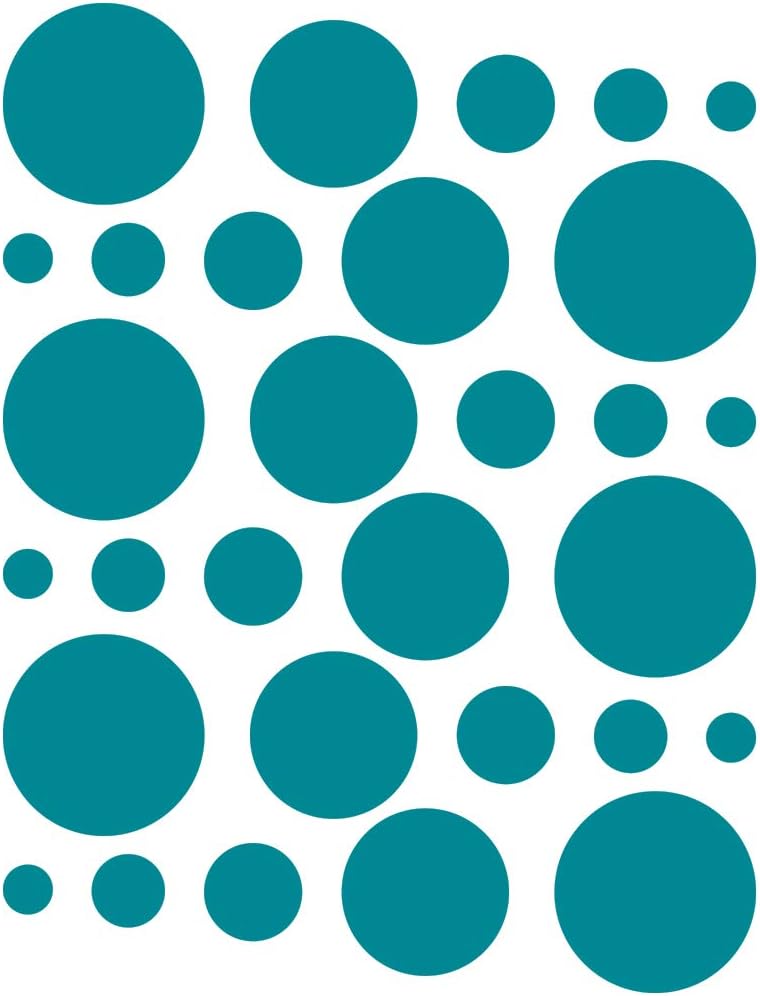 Polka Dot Wall Decals Assorted Sizes Vinyl Stickers