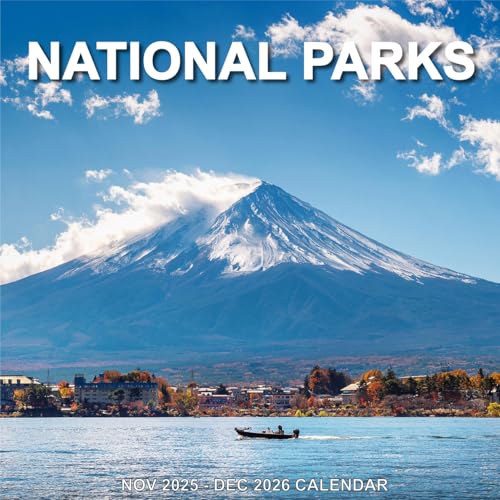 Calendar 2026 - Wall Calendar from January 2026 to December 2026, 2026 Calendar with Holiday Marked, Premium Paper for Organizing, 12" x 12",National Parks - C