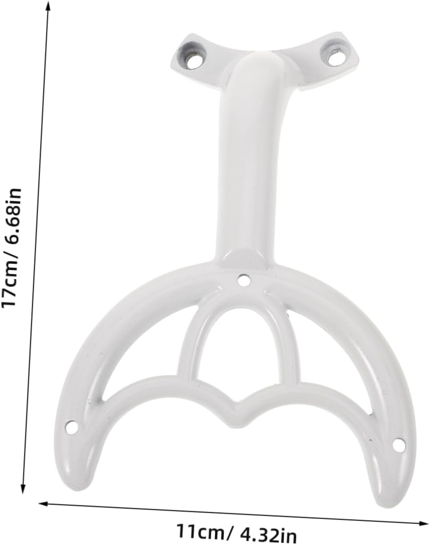 Homoyoyo 5pcs Fan Support Rod Fan Arm Replacement Blades Replacement Ceiling Ceiling Parts Universal Standing Arms Cleaning Compatible Metal White