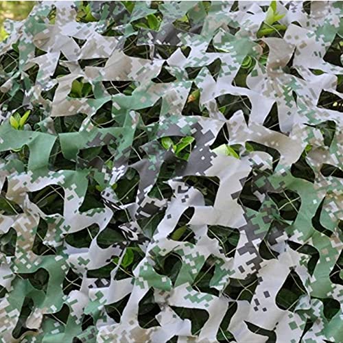 X1NGFU Tarnnetz Sichtschutz,Camouflage Netz Digital Sonnenschutz,Woodland Armee Tarnung Net,für Waldlandschaft Jagd… – Bild 6