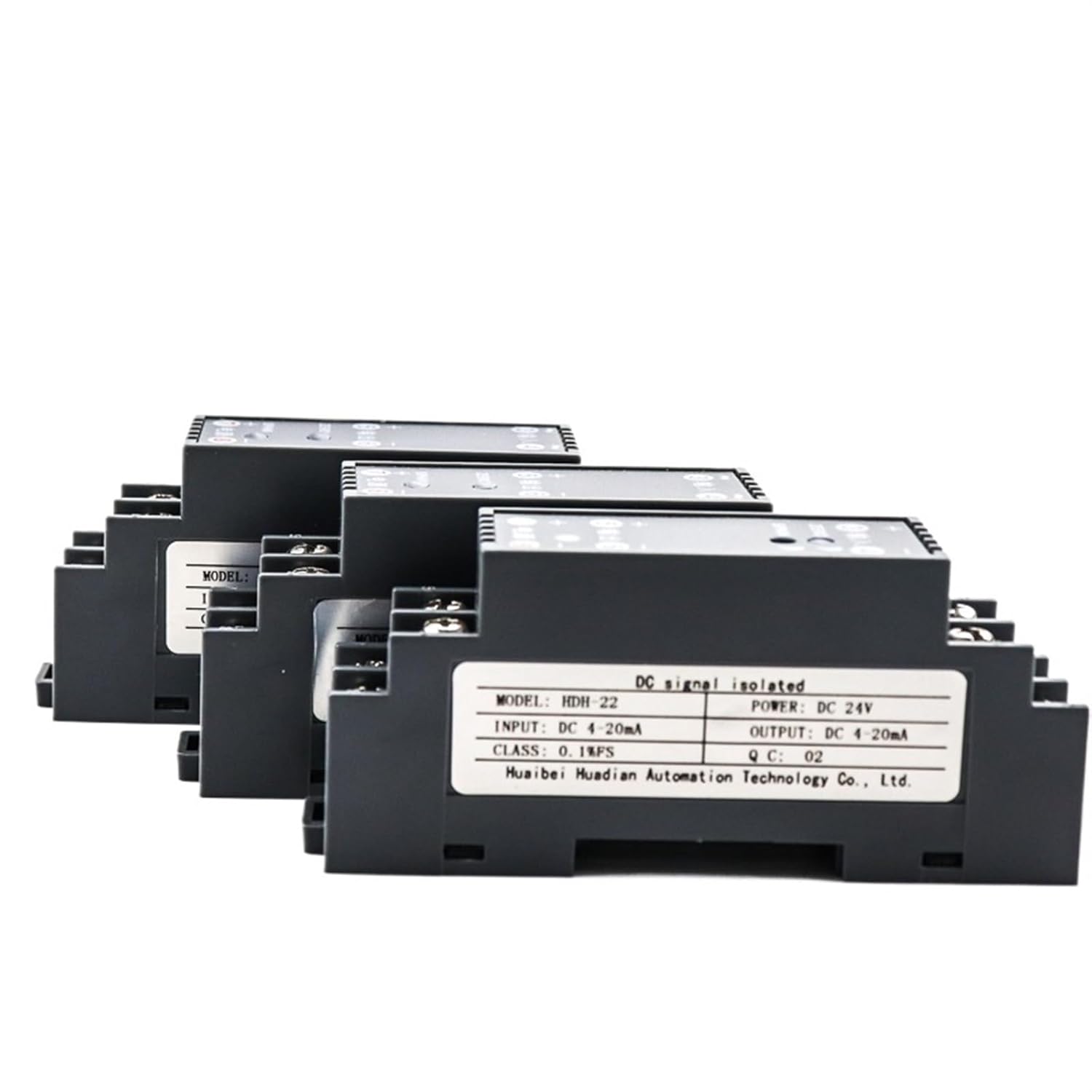 1pcs 1 in 1 Out DC12-28V Power 0-10v Passive Current Voltage Signal Converter with Signal Current Isolator(Input 0-10V,Output 0-5V)