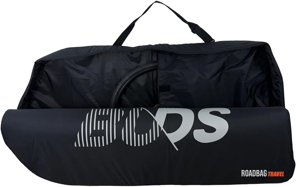 Fully Padded Bike Travel Bag | Remove Front Wheel Only For Fast & Safe Packing | Ideal for Ground and Air Transportation | All Road Bikes & Gravels up to 700C/45 - ROADBAG TRAVEL by BUDS SPORTS