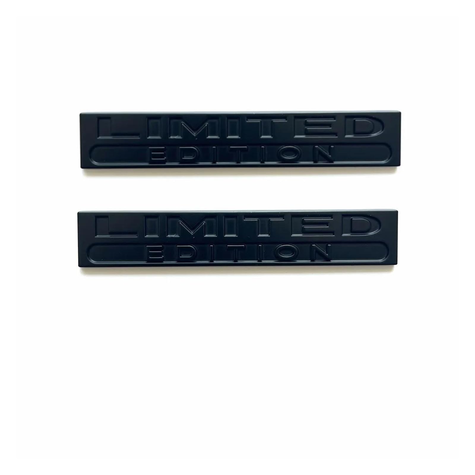 Decoration 3D Body Badge Sticker Trunk Fender Emblem Decal Accessorie(2Black)