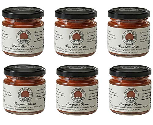 Azienda Agricola Prunotto Mariangela Bagnetto Rosso - 6 vasetti da 110 gr