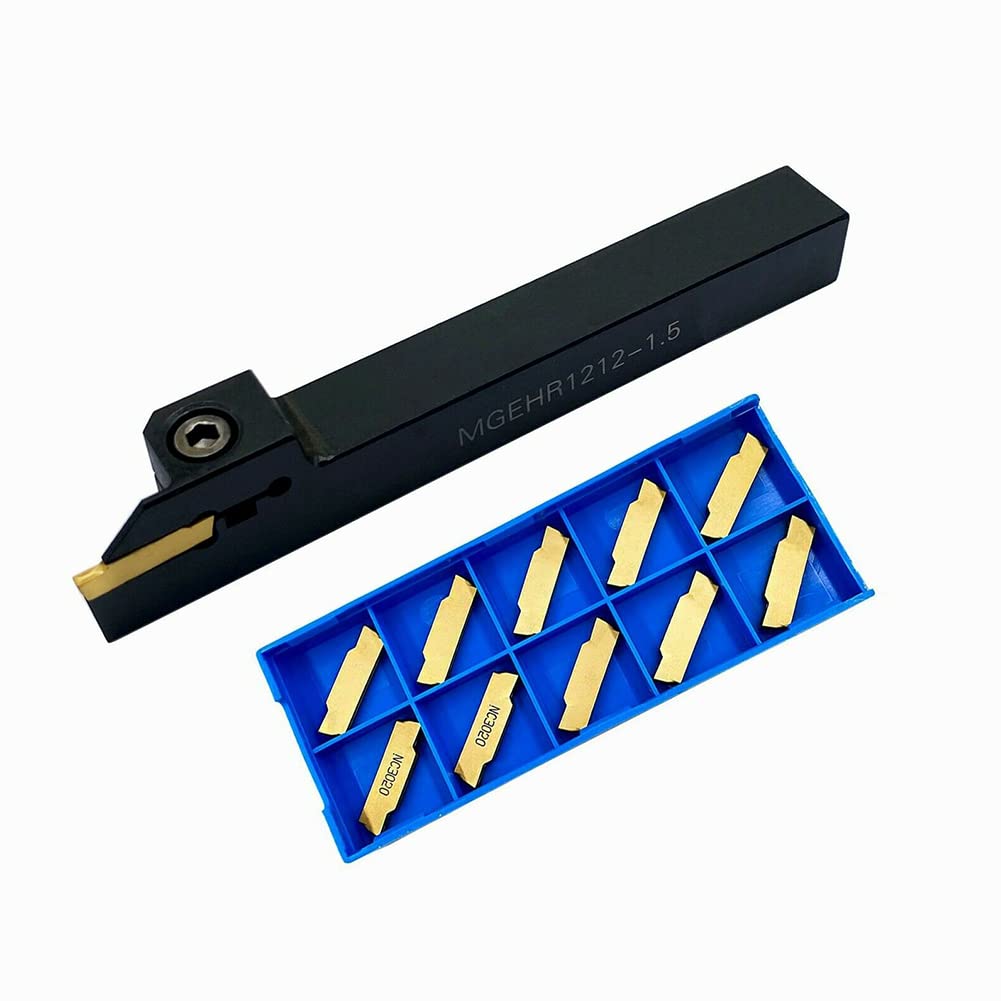 SPORTARCMGEHR1212-1.5 Grooving Cutter Holder + 10pcs MGMN150-G carbide Grooving Inserts