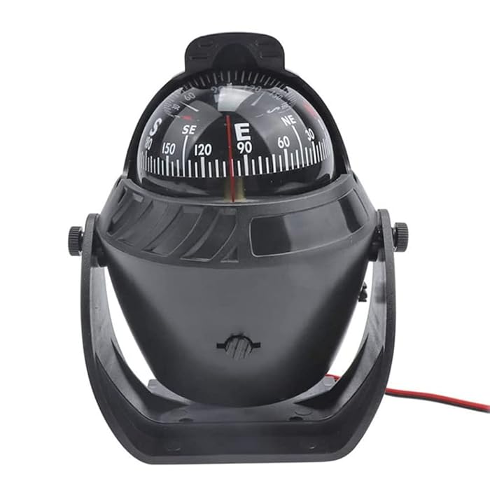 Buy Digital Marine Compass, Adjustable Inclinometer Car Guide Ball