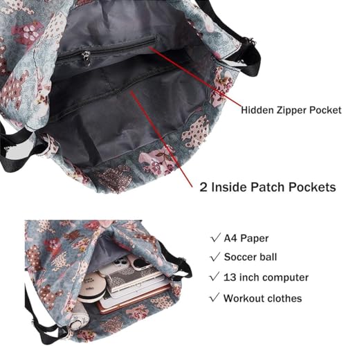 Image of MOCA Drawstring Gym Sports Backpack Lightweight Multipurpose Daypack Travel School College Daily Storage Carry Suitable Men Women Kids Adults Fitness Accessory