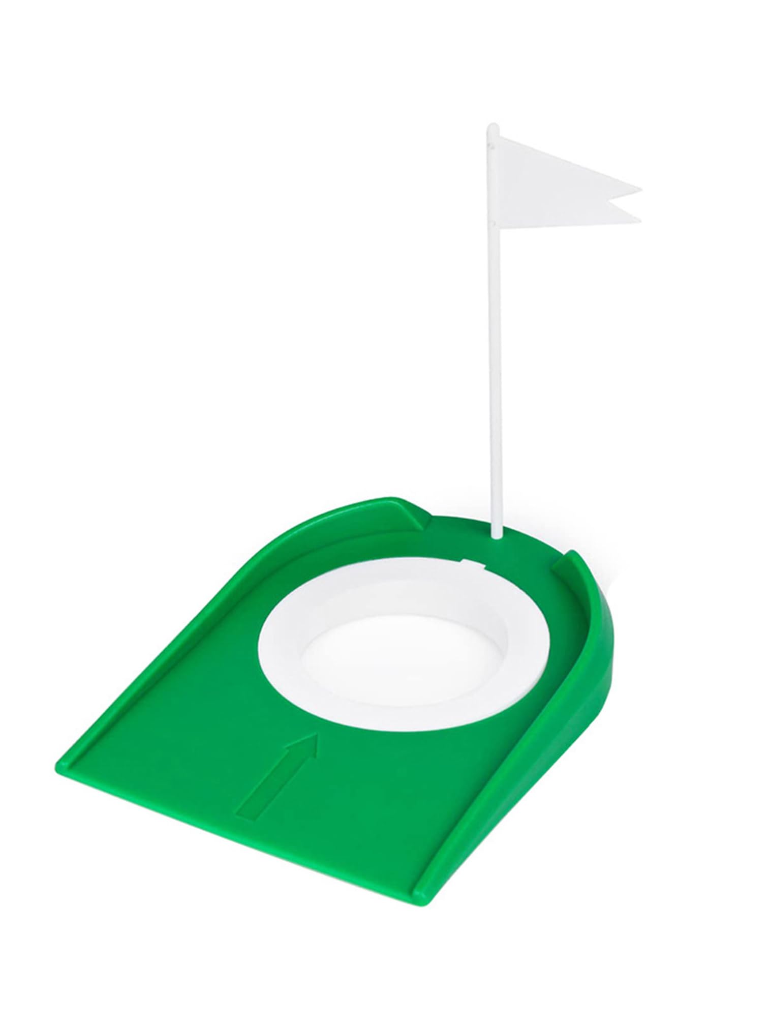 easyforever Detachable Golf Putting Trainer - with Flag and Portable Putting Mat 1Pc Green