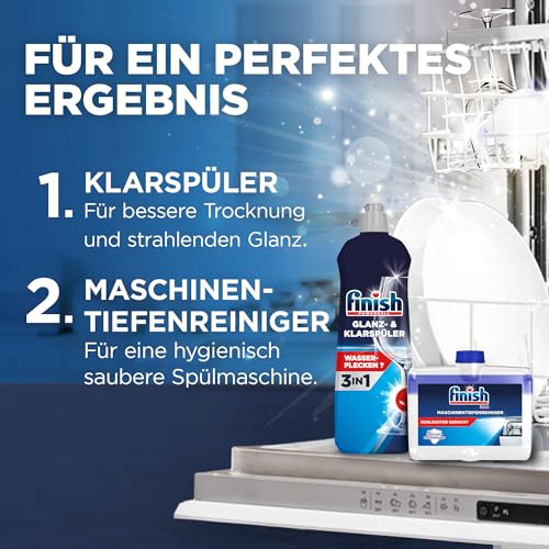 Finish Quantum Infinity Shine Spülmaschinentabs – kraftvolle Reinigung, Fettlösekraft und Glanz – 83 Finish Caps