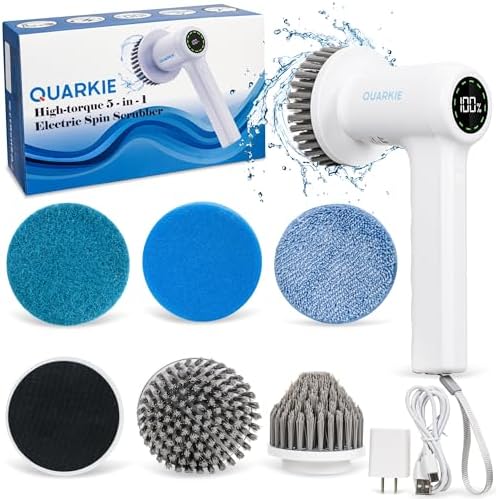 Electric Spin Scrubber, IPX8 Waterproof Cordless Cleaning Brush - View #6