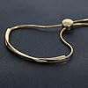 Gold Adjustable Slider Bracelets for Women Bar Friendship Bangle Bracelet Dainty Gold Bar Strand Bracelet Fashion Jewelry #4
