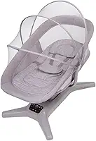 Mastela Cadeira de Descanso Automática Multi-motion Músical Cinza Infantil - até 15 kg
