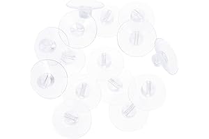 STOBAZA 20Pcs Suction Cup Christmas Light Hooks