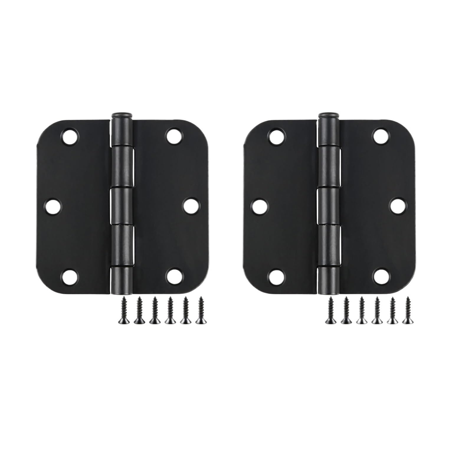 Pjfcewfdgx Black-2Pcs Hinge 3.5 Inch Radius Fitting
