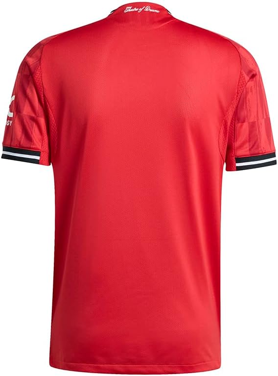 adidas Manchester United Men’s Authentic Home Jersey 25/26 (US, Alpha, X-Large, Regular, Regular, Red)