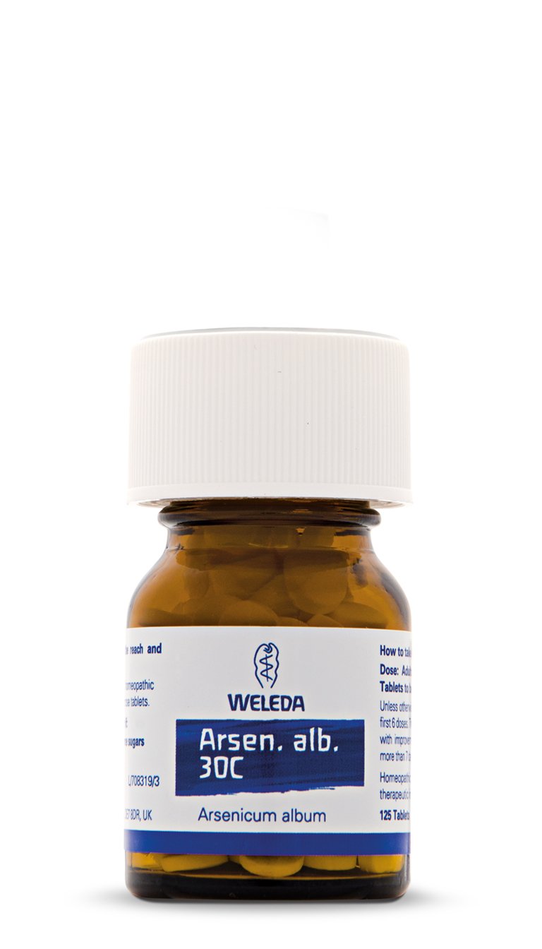 Weleda Arsen. Alb. 30C, Homeopathic Medicinal Product, 125 Tablets