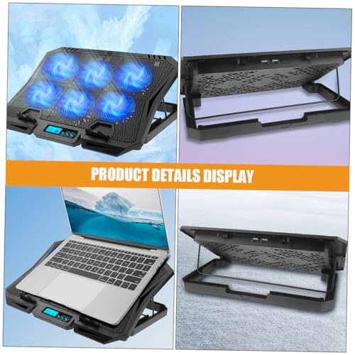 Base para laptop con ventilador ajustable 15.6 pulg miniatura 3