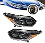 Headlight Headlamp Assembly, w/LED DRL, 33150T7AA31, for Honda Hrv Hr-v 2019 2020 2021 (Driver + Passenger Side)