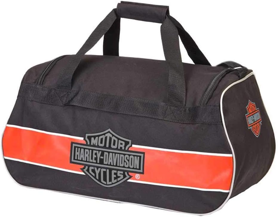 Harley-Davidson Classic Bar & Shield Sports Duffel Bag w/Strap 99418 RUST/BLACK
