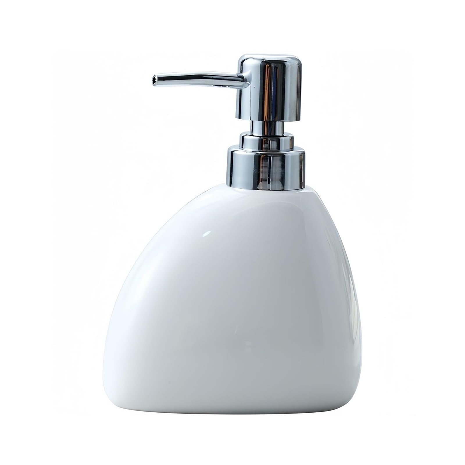 Yuue White Empty Barthroom And Dish Soap Dispenser With Pump Refillable Lotion For Bathroom Decor For Counter(White)