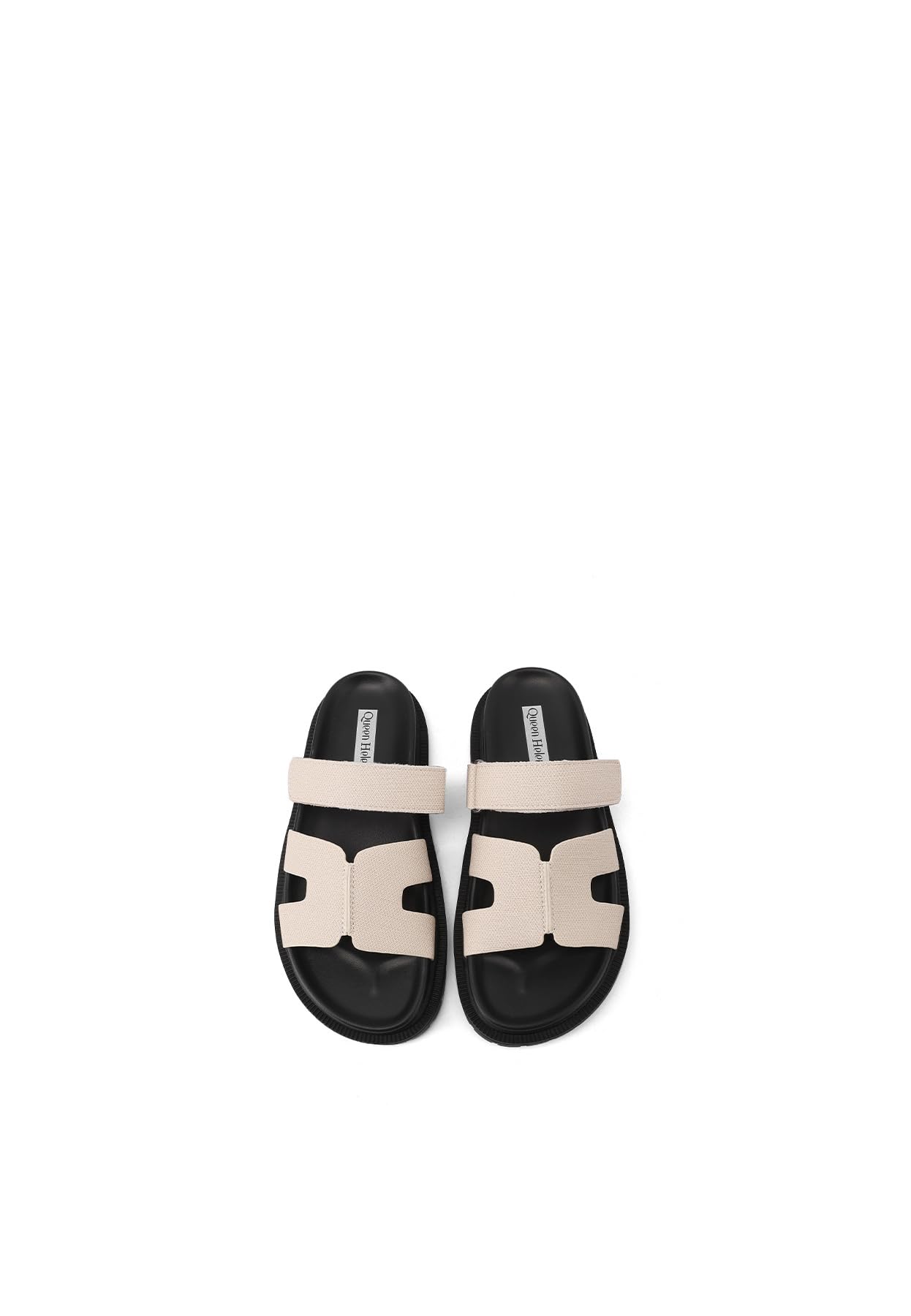 QUEEN HELENA Ciabatte Platform a Strappo Casual Donna X32-227