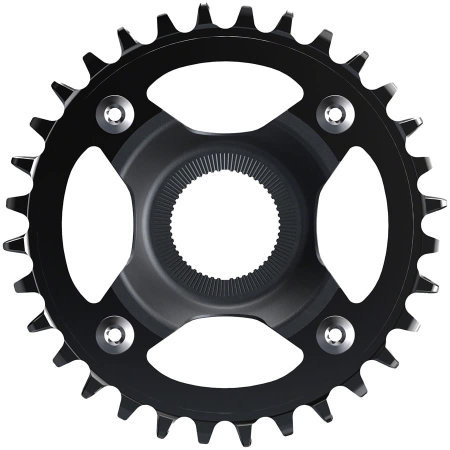 SHIMANO Steps CR-EM800 Chainring - 32T Without Chainguard, 55mm Chainline, Black