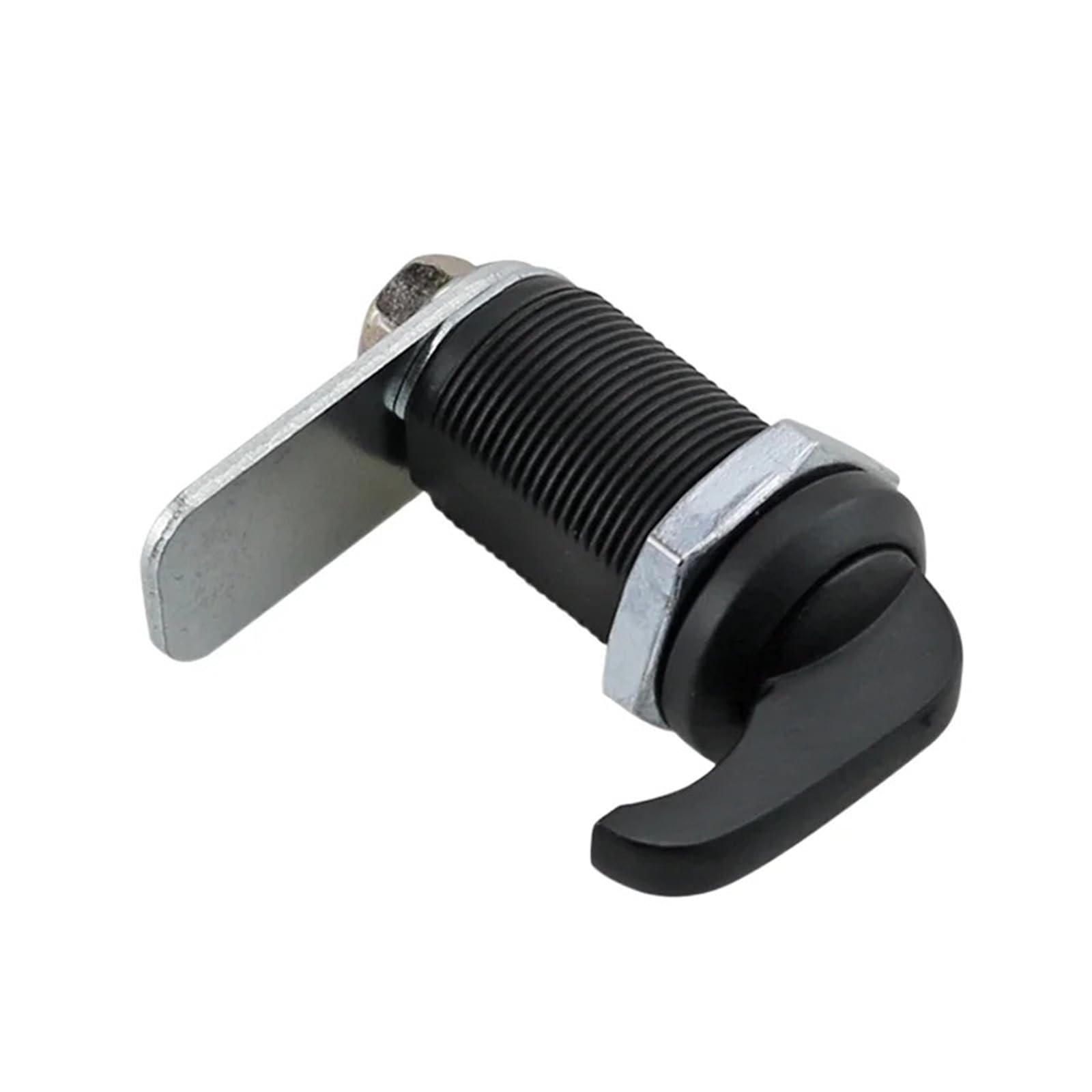 Nbmfdsry Glossy Closet Gate Lock, Handle Type Rotary Cylinder Lock Zinc Alloy Door 1Pcs(Glossy)