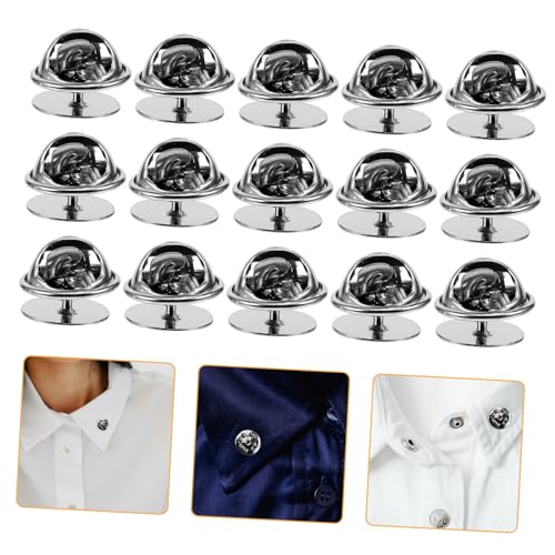 Beatifufu Brooch Tie Hat Badge Clutch Pin Backs Lapel Pin Backs for DIY Jewelry Making Craft Supplies