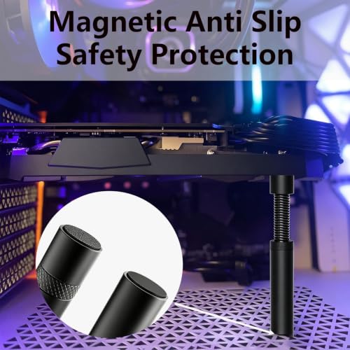 Image of 2-Pack GPU Sag Bracket, GPU Holder, Vertical GPU Mount, External GPU Kit, GPU Support Bracket and Graphics Card Holder for Desktop Pc Case Anti Sag Protection