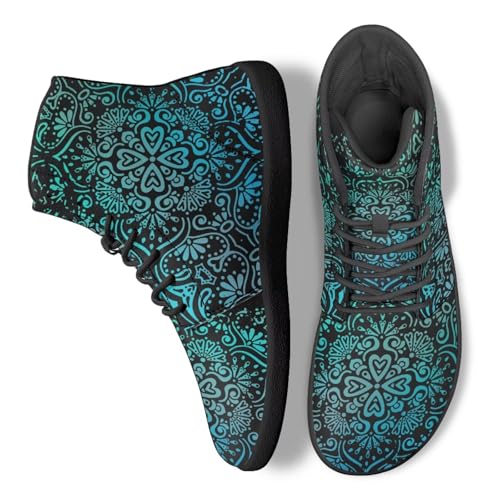 Image of Binienty Zero Drop Sole Barefoot Men's Women's PU Leather Flat Minimalist Barefoot Sneakers Athletic Shoes Waterproof