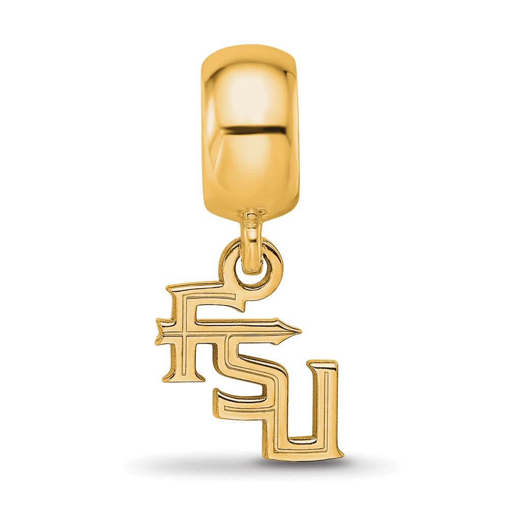 LogoArt Sterling Silver Gp Florida State University Extra Small Dangle Bead Charm