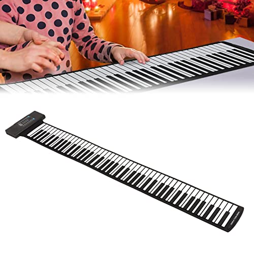 Clavier Piano 88 Touches Roll Up Piano Portable Rechargeable Électronique Main Rouleau Piano, Clavier De Piano pour… - Les Beatles, Paul McCartney, John Lennon, RIngo Starr, George Harrison Clavier Piano 88 Touches Roll Up Piano Portable Rechargeable Électronique Main Rouleau Piano, Clavier De Piano pour… – Image 8