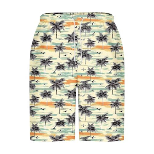 Men Summer Beach Swim Trunks Gradient Color Quick Dry Swimwear Bathing Suits with Zipper Pockets Mesh Lining4