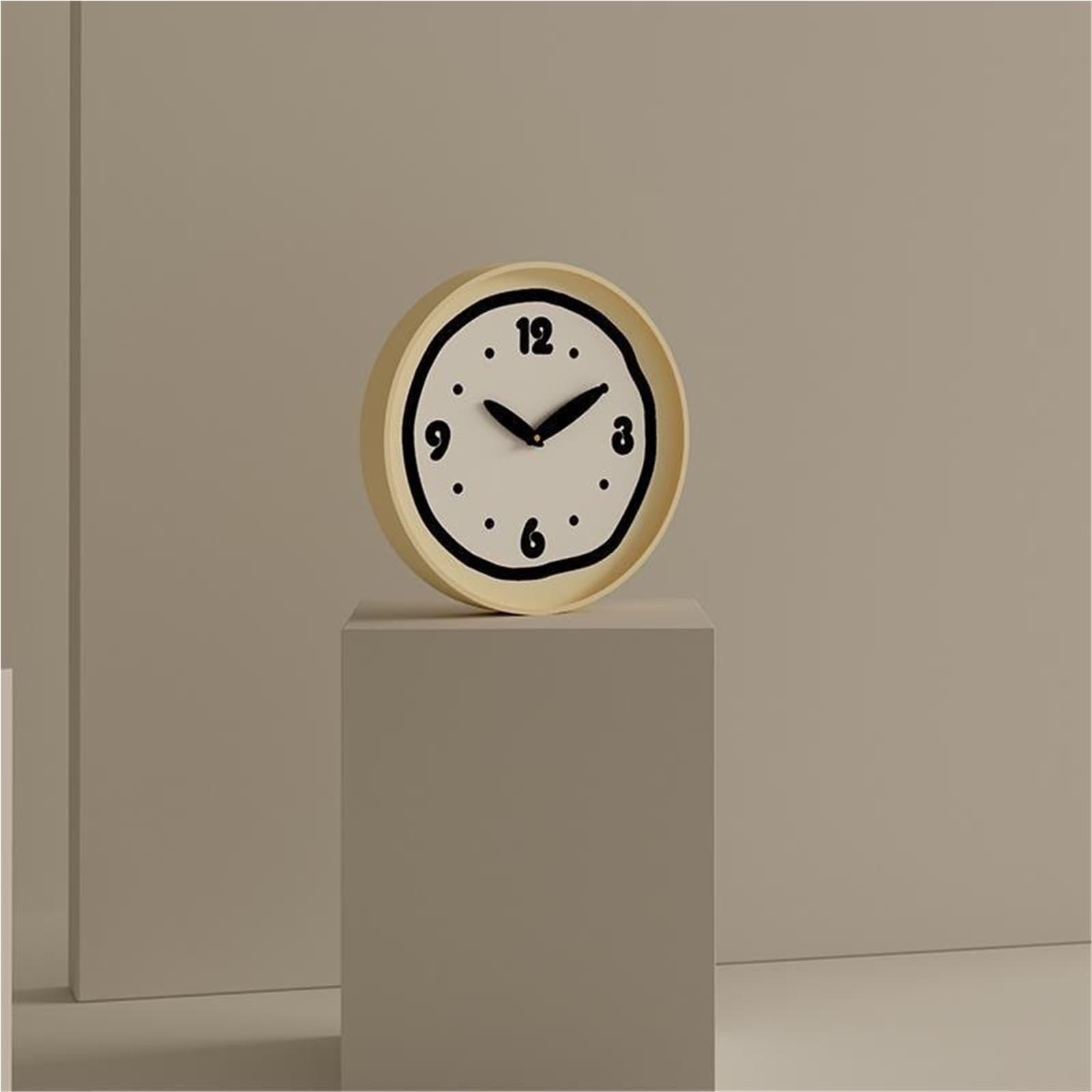 Orologi da parete orologio da parete silenzioso a forma di graffiti in