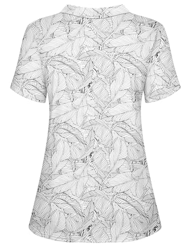 Image of Cucuchy Womens V Neck Golf Polo Shirts Moisture Wicking Sports Workout Tops