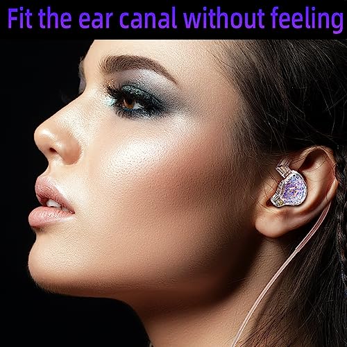 Image of Yinyoo Lafitear LM3 in Ear Type C Wired Earphones with Mic, Surround Sound Headphones, Blue Whale V6 External Magnetic Headphone Wired, in Line Mic & Volume Control (Silver Type C with mic)