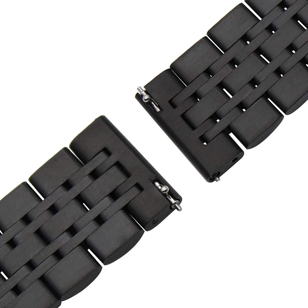 Gumowy pasek do zegarka, pasek do zegarka ze stali nierdzewnej, pasek ze stali nierdzewnej z mechanizmem szybkiego uwalniania 18 mm 20 mm 22 mm Uniwersalny pasek zamienny Opaska na nadgarstek Bransole