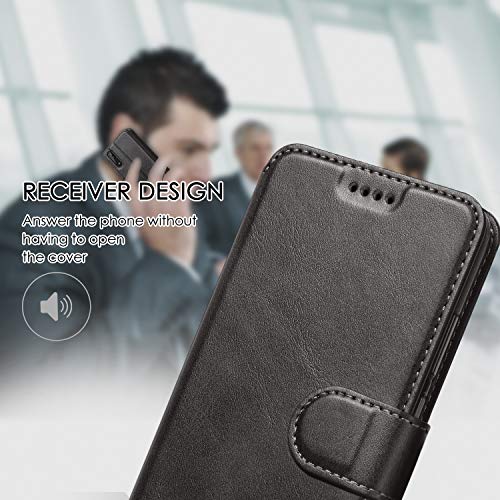 Ykooe Cover Samsung Galaxy M20, Custodia in Pelle