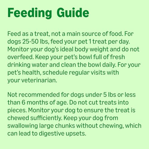 Image of Amazon Basics Dental Dog Treats to Help Clean Teeth & Freshen Breath for Medium Dogs, Unflavored, Per Pack: 36 Count, 2.25 pounds (Previously Wag)