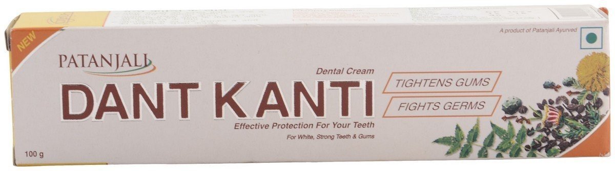 Patanjali Dant Kanti Dental Cream - Regular 100g Tube (B01BK9U540) Amazon Price History, Amazon Price Tracker