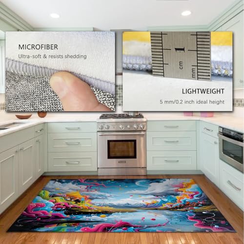 Tapis 160x230cm doux et antidérapant idéal comme grande descente de lit de chambre