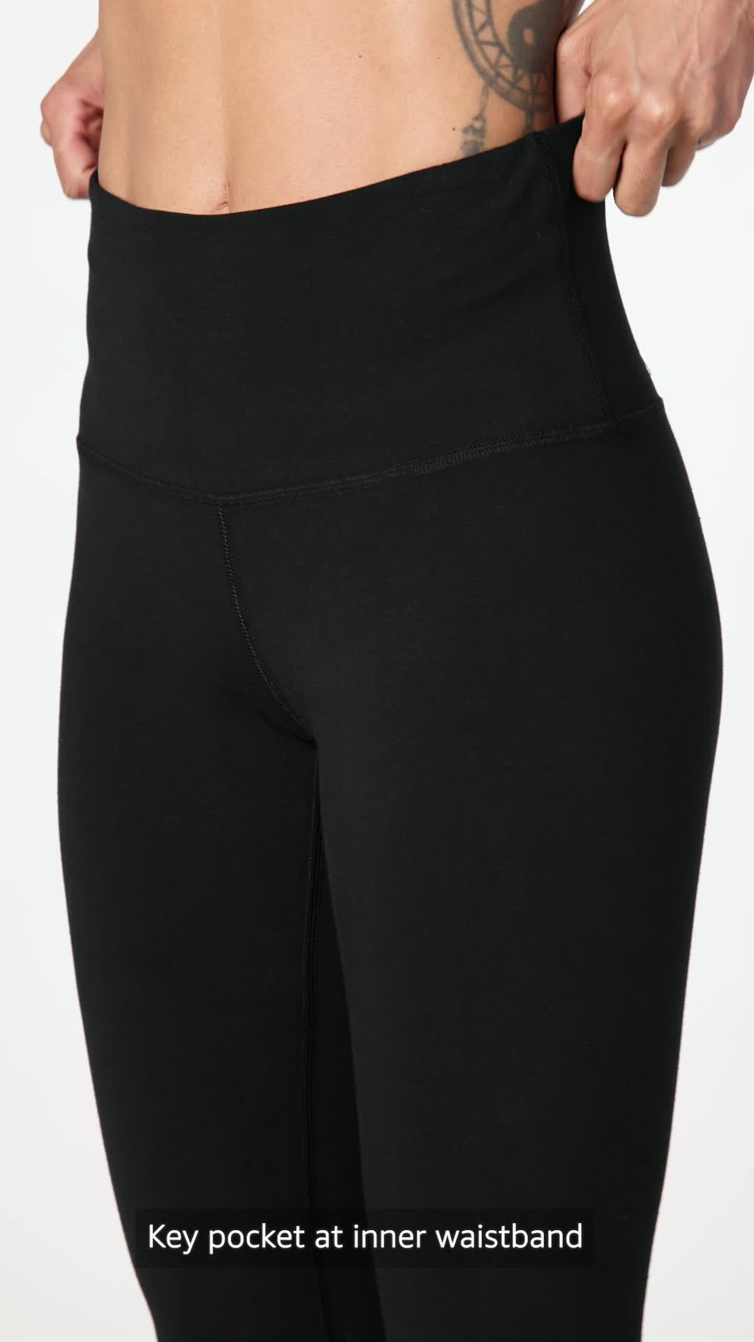 新品未使用！ダンスキン DANSKIN ALLONGE LEGGINGS 黒　S Danskin Women's BCI Full Length Ankle Leggings at Amazon Women's