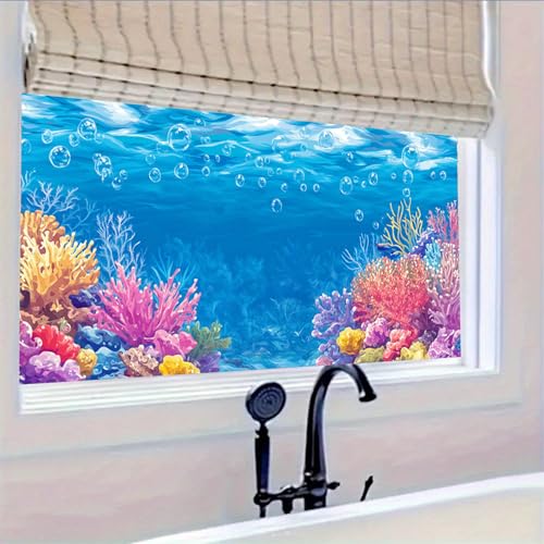 Vinilo decorativo para ventana con diseño marino 39.3x17.7 pulgadas miniatura 5